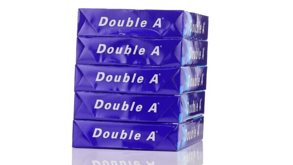 Double A - Printer Copy Paper, Size A4, GSM 80, 500 Pages Ream